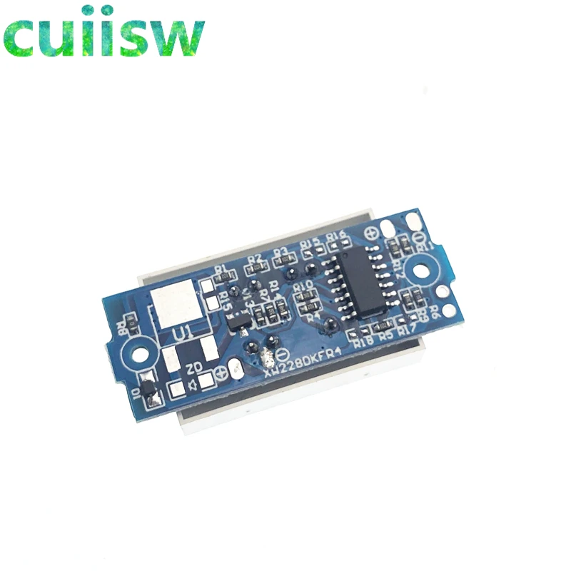 1S одиночный 3 7 в модуль индикатора емкости литиевого аккумулятора 4 2 синий