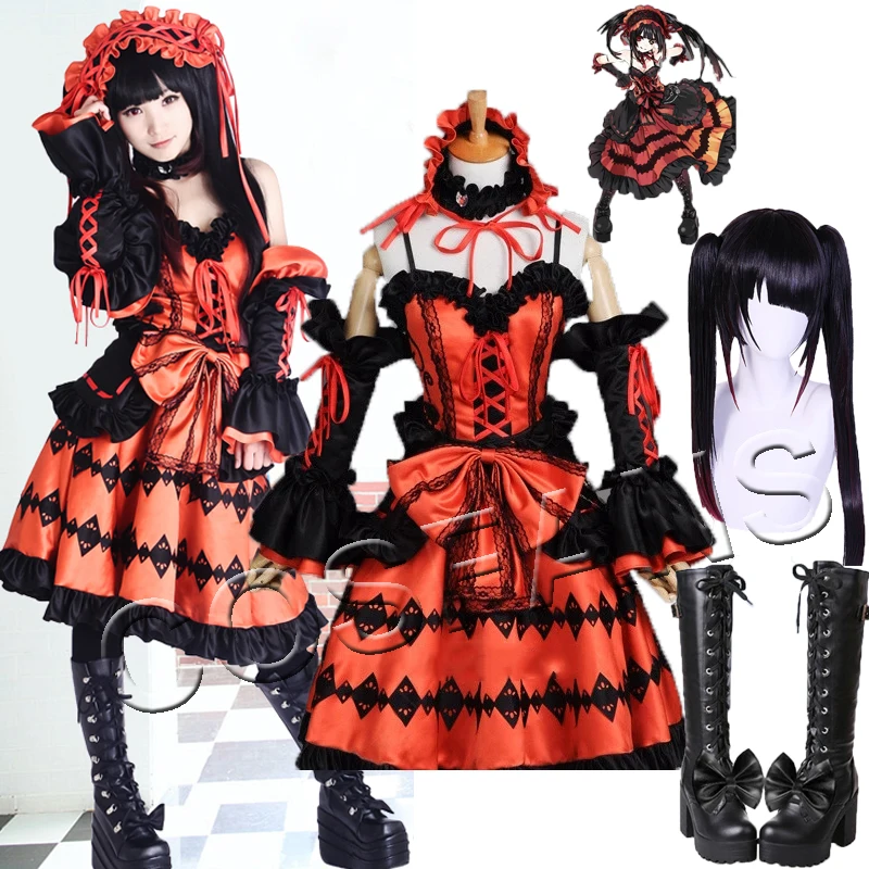 Аниме свидание живой токисаки Куруми официальная одежда Униформа косплей