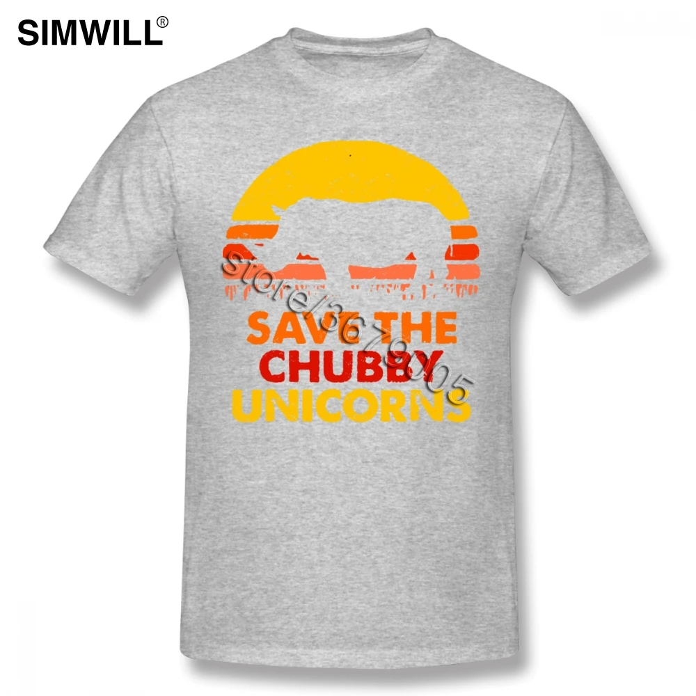 Distressed Save The Chubby Unicorns футболки винтажные мужские с короткими рукавами и круглым