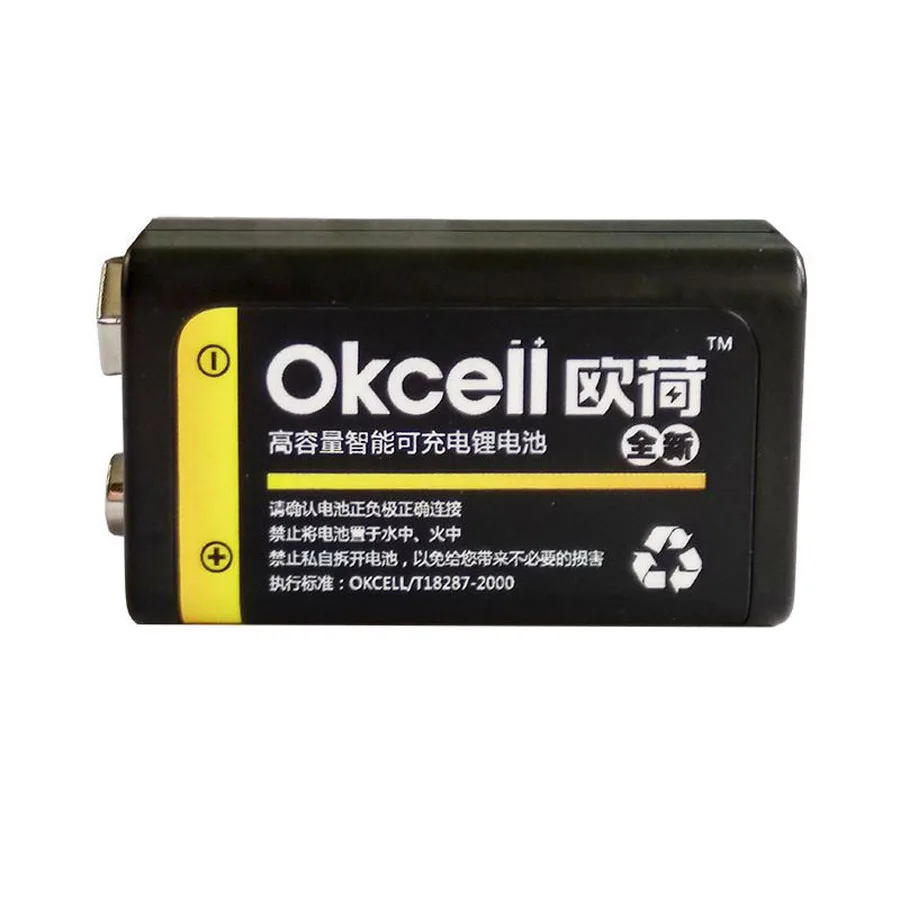10 шт. высокое качество OKcell 9 в 800 мАч для радиоуправляемого вертолета часть USB