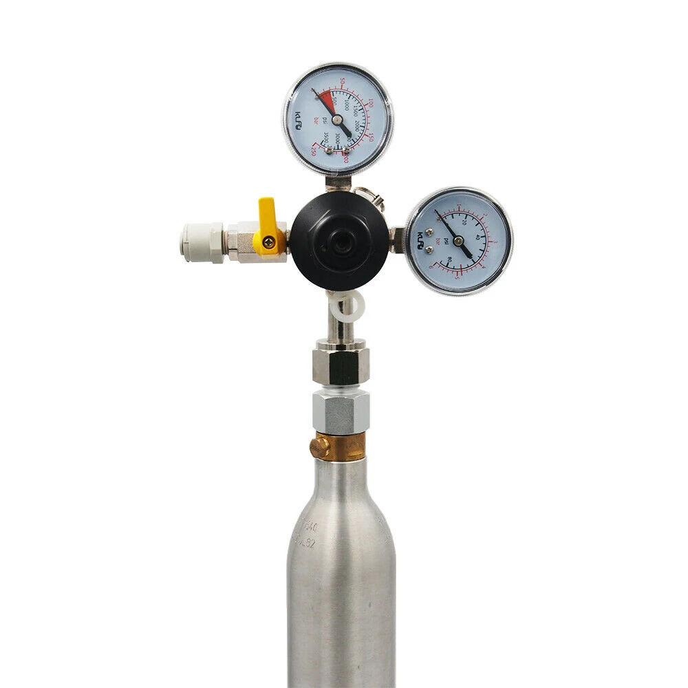 Адаптер co2 w21.8 аквариумный/домашний пивоваренный резервуар регулятор резервуара