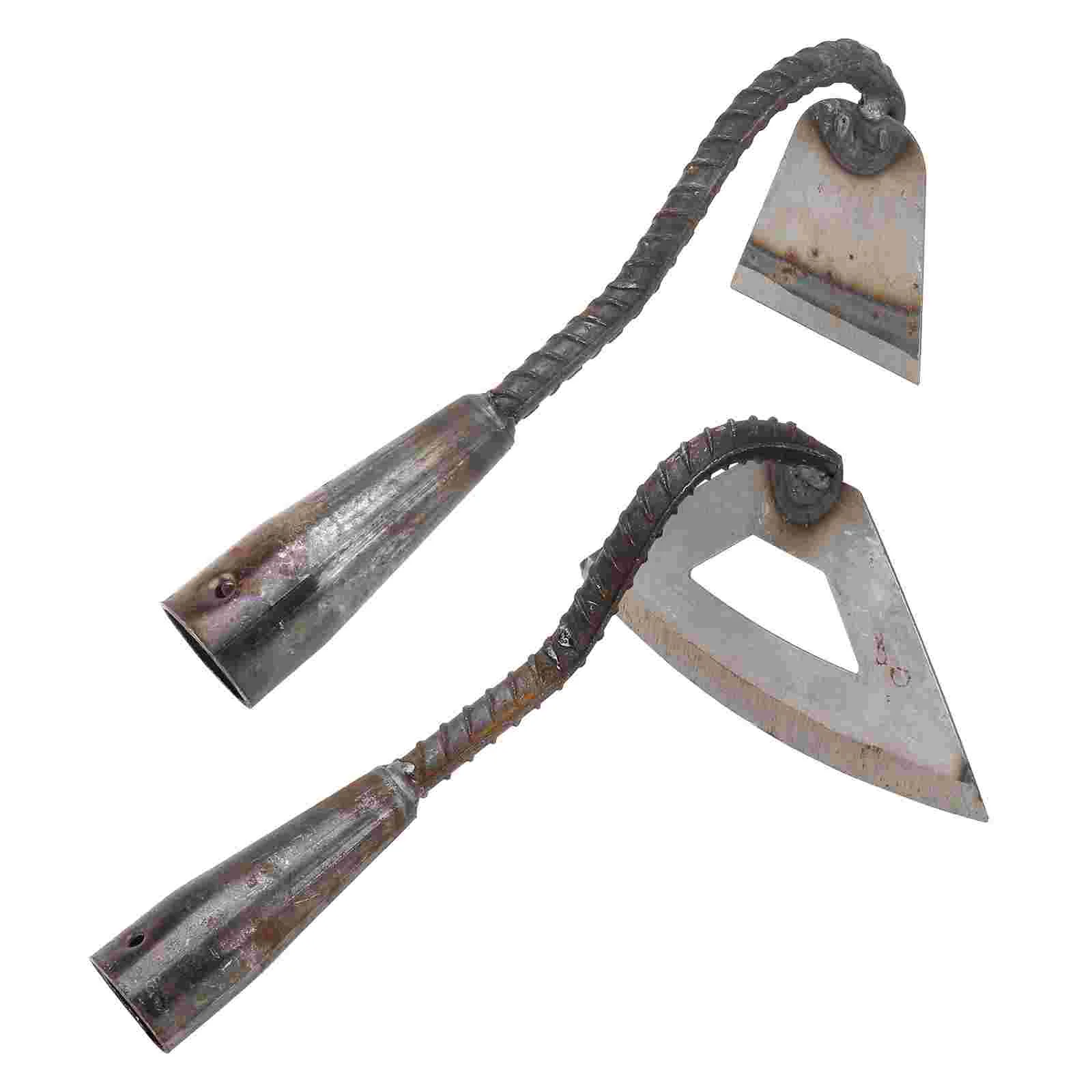 

2 шт., садовые мотыги, инструменты для уличной фермы, мотыги, мотыги (серые)