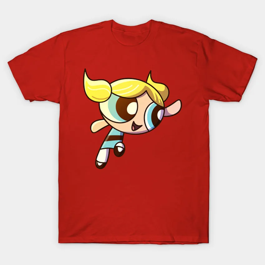 Power puff футболка с пузырьками power puff футболка для девочек для женщин и детей супергерой ppg woman power child puffgirls bubbles girl