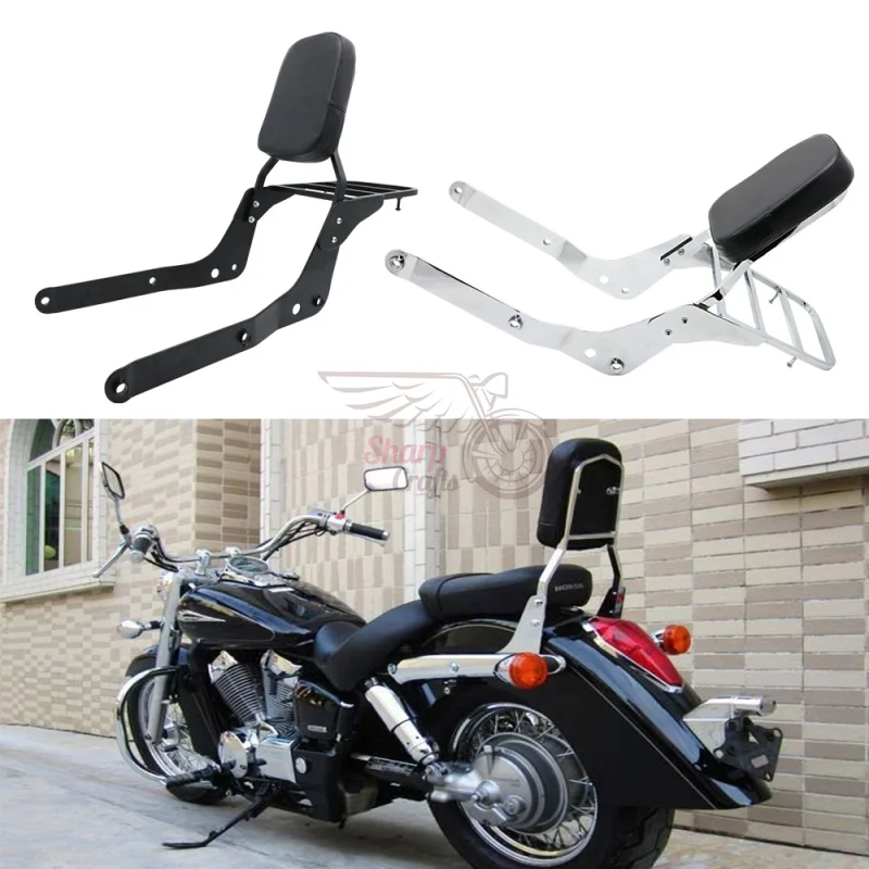 Мотоциклетная пассажирская спинка Сисси Бар с багажником для Honda Shadow Aero VT 750 750C VT750