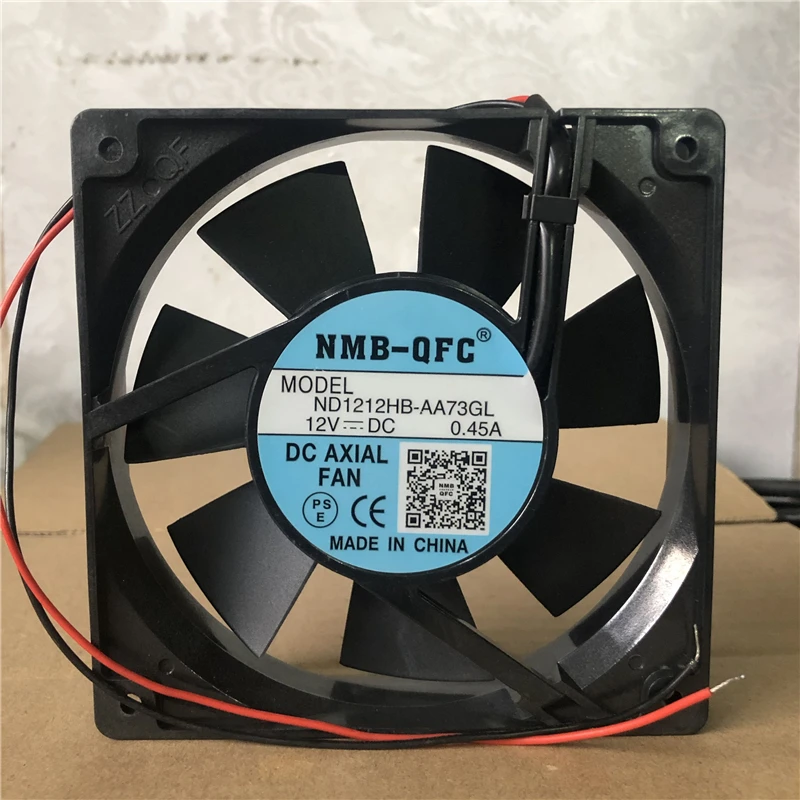 

Новый NMB-QFC ND1212HB-AA73GL 12V 0.45A 2-провод 12025 большой воздушный вентилятор охлаждения воздуха вентилятор