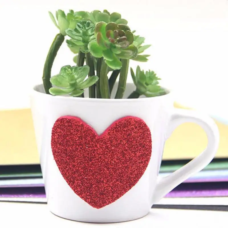 10 шт./компл. A4 блестящие листы украшения подарок самоклеящаяся тисненая бумага