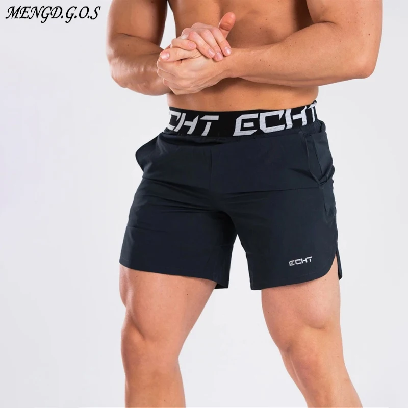 Мужские спортивные штаны брендовые шорты для бега повседневные фитнеса улицы