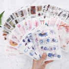 6 шт. маленькие свежие наклейки, мультяшный дорожный дневник, альбом, персонажи, декоративные креативные наклейки, Канцтовары для детей