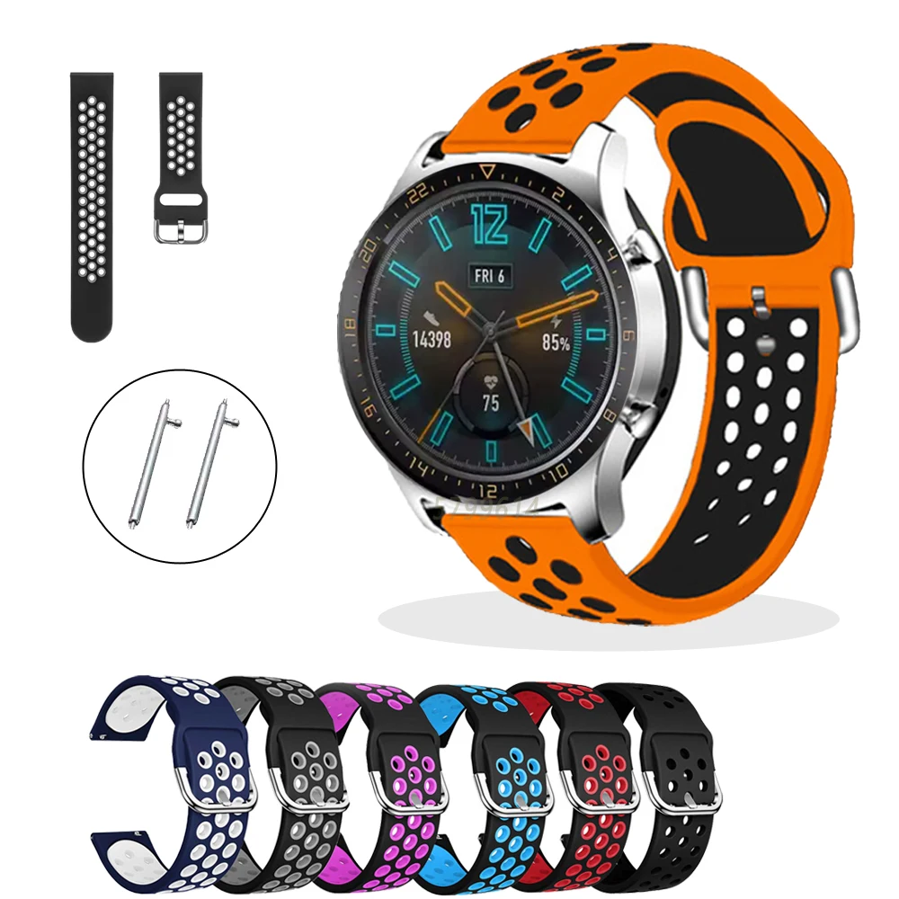 

Ремешок для Huawei Watch gt 2/gt2 3 Pro Amazfit GTR 47 мм, браслет на запястье для Samsung Galaxy Watch 3 45 мм 46 мм, 20 22 мм