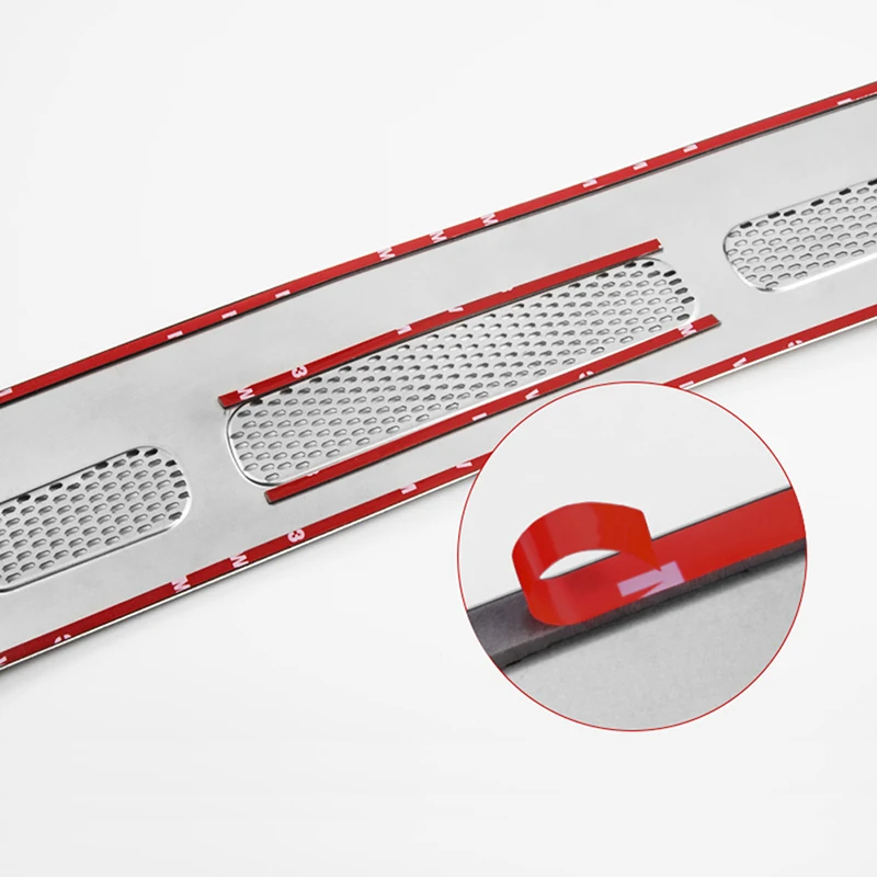 Автомобильный задний для багажника бампера накладка Нержавеющая сталь Rearguard