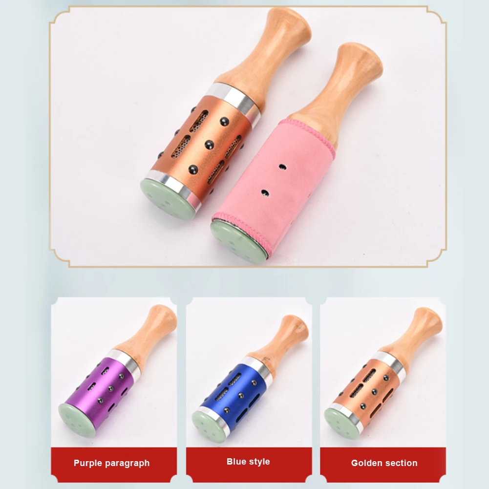 

Hot High Quality Modern Jade Moxa Stick Roller Warm Therapy Skin Care Beauty Face Little Smoke Mugwort Roll Detoxify Rods