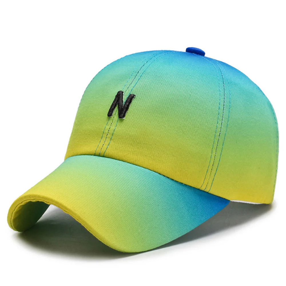 Кепка градиентного цвета с пиком Женская Бейсболка на весну и осень повседневная