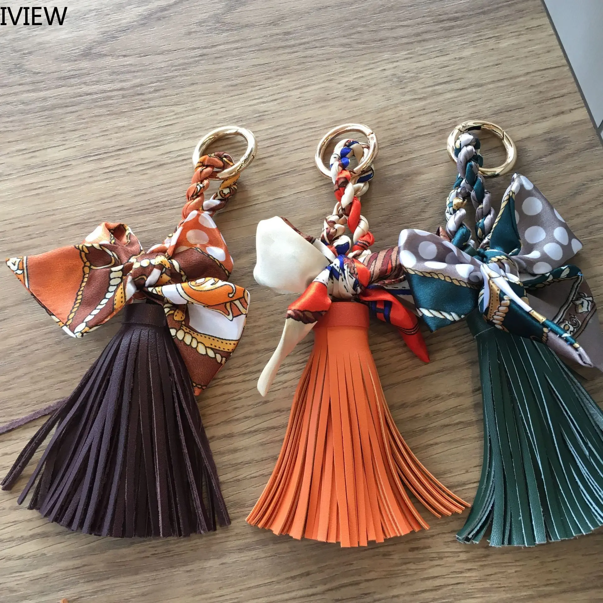 IVIEW 2019 модная сумка орнамент аксессуары вешалка для сумок ключи кисточки части и
