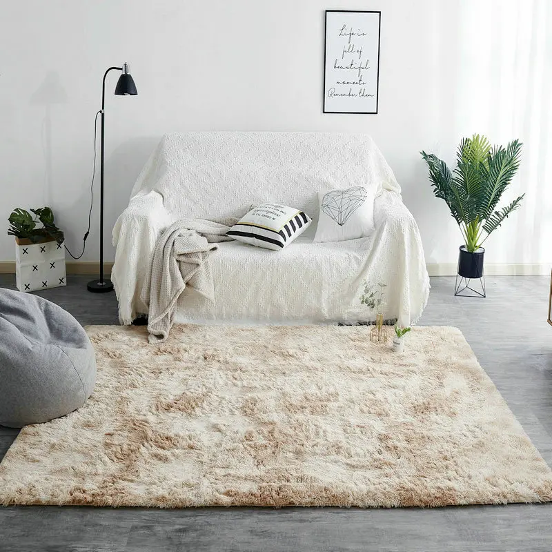 Ins скандинавский ковер с изменяющимся градиентом журнальный столик для гостиной