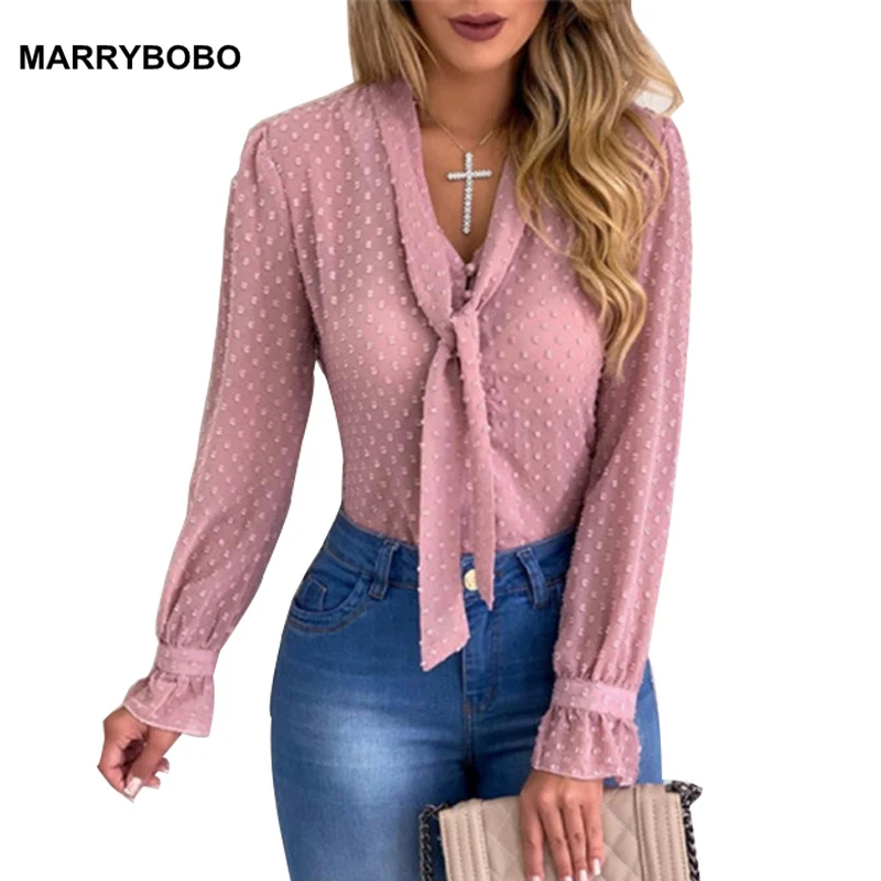 Женская элегантная шифоновая блузка 5XL Весенняя Повседневная белая офисная