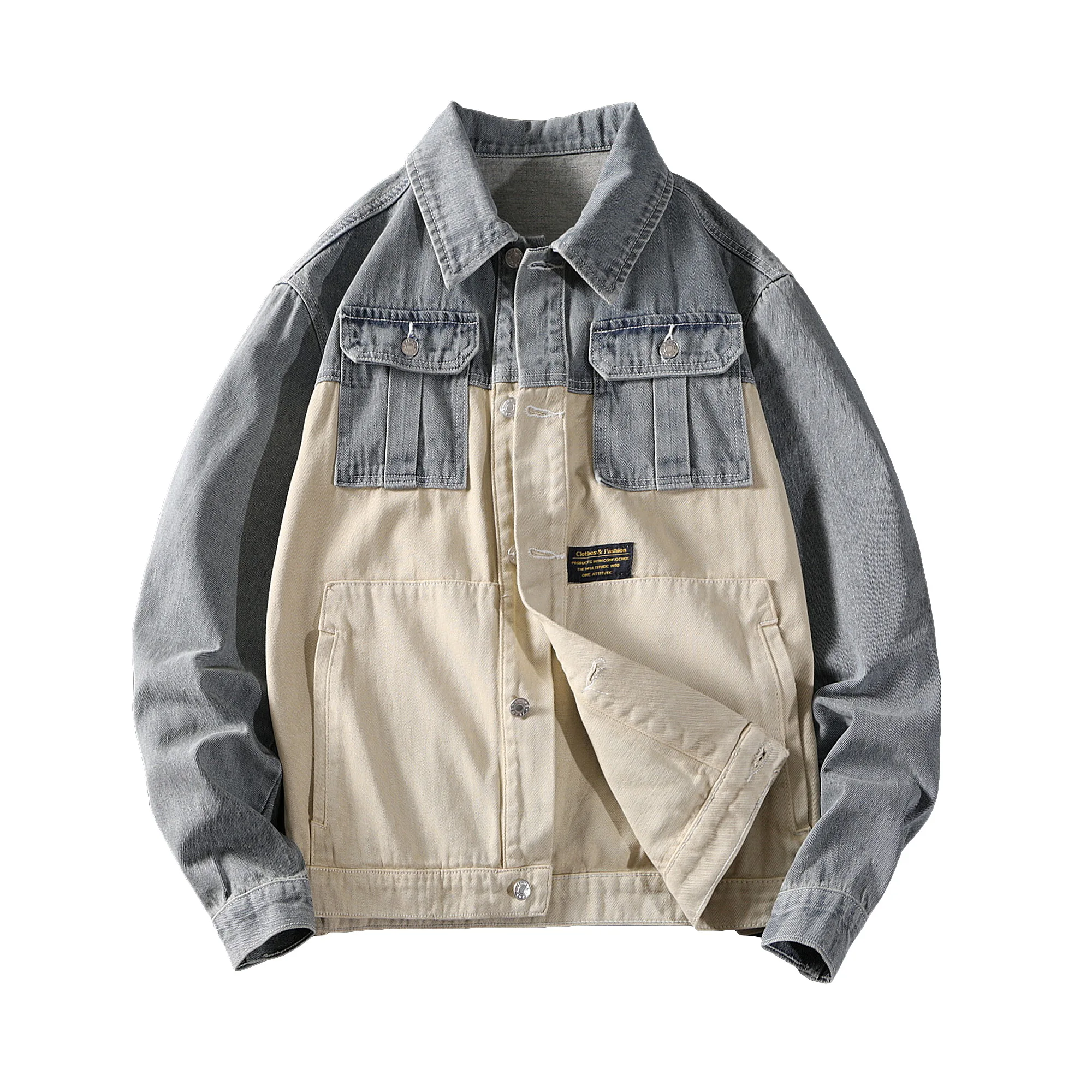 Большие размеры L-5XL Модная Джинсовая куртка популярная Красивая весенняя