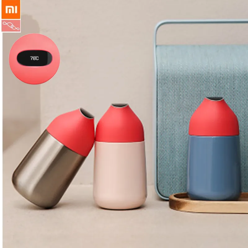 Xiaomi Kiss Fish CC мини умная чашка вакуумная термоизоляционная бутылка умный