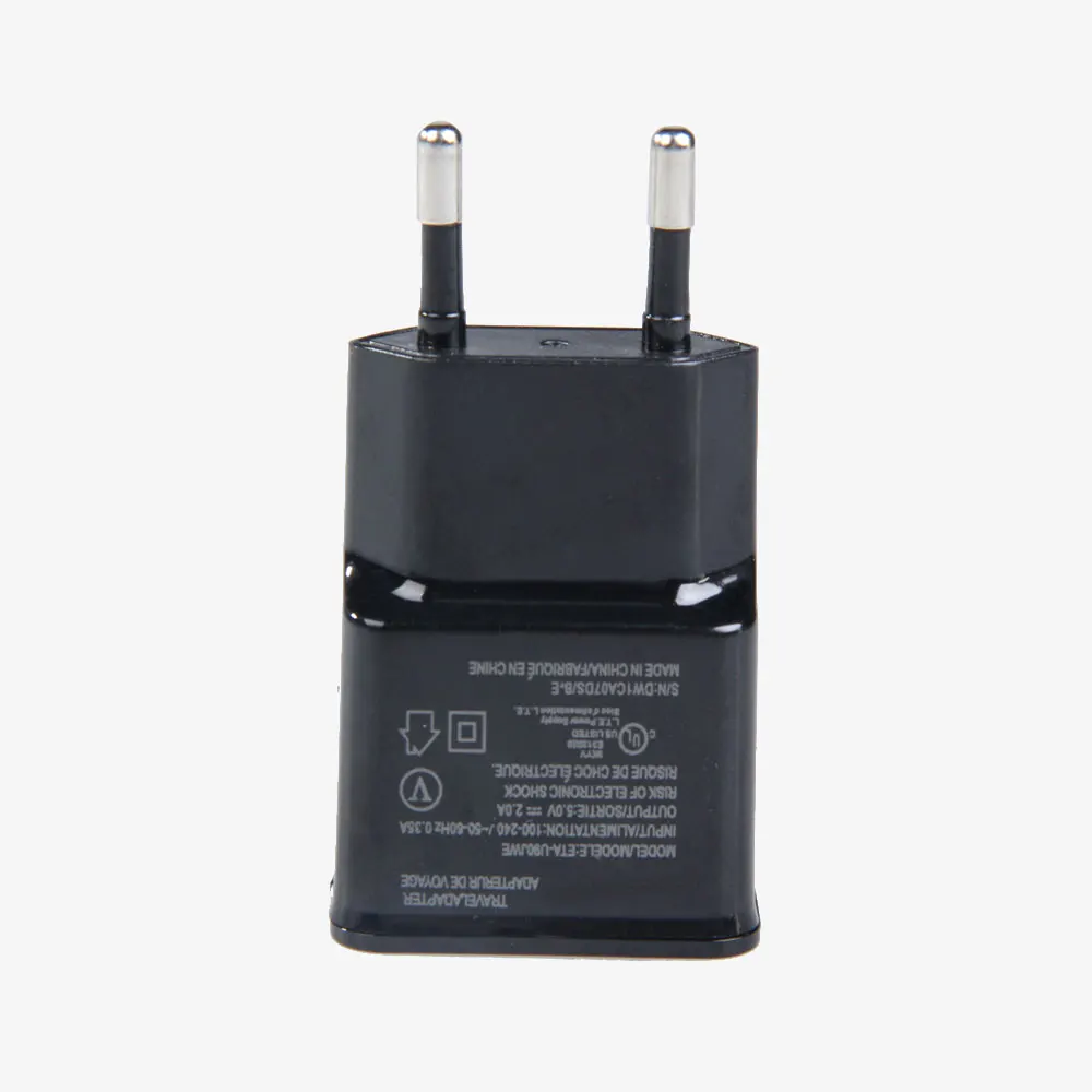 Зарядное устройство USB для мобильного телефона с европейской вилкой, универсальное дорожное настенное зарядное устройство 5 в 2 а с кабелем Micro USB, комплекты для телефонов samsung huawei LG