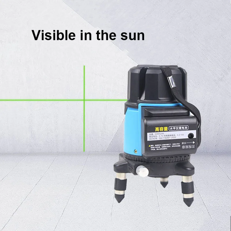 Rechargeable Laser Level Rotate 360 degree Automatic Leveling Measurement Instrument 2/3/5 Lines Cross Line Floor Wall Tool | Инструменты