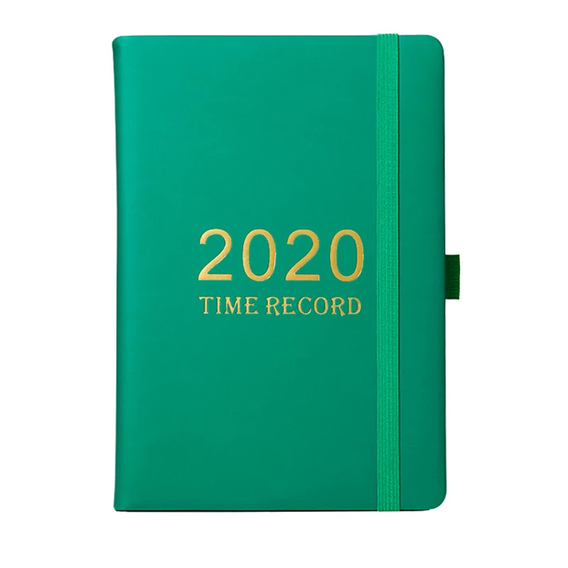 Кожаный ежедневник на 2020 планировщик Еженедельный и ежемесячный блокнот для