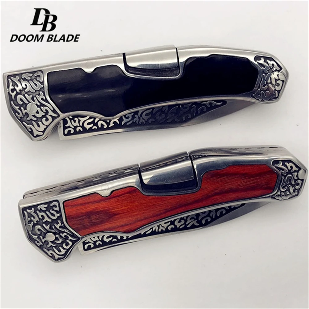 12 шт./лот ножи Складной нож 5CR13 стальное лезвие ручка из смолы походные охотничьи