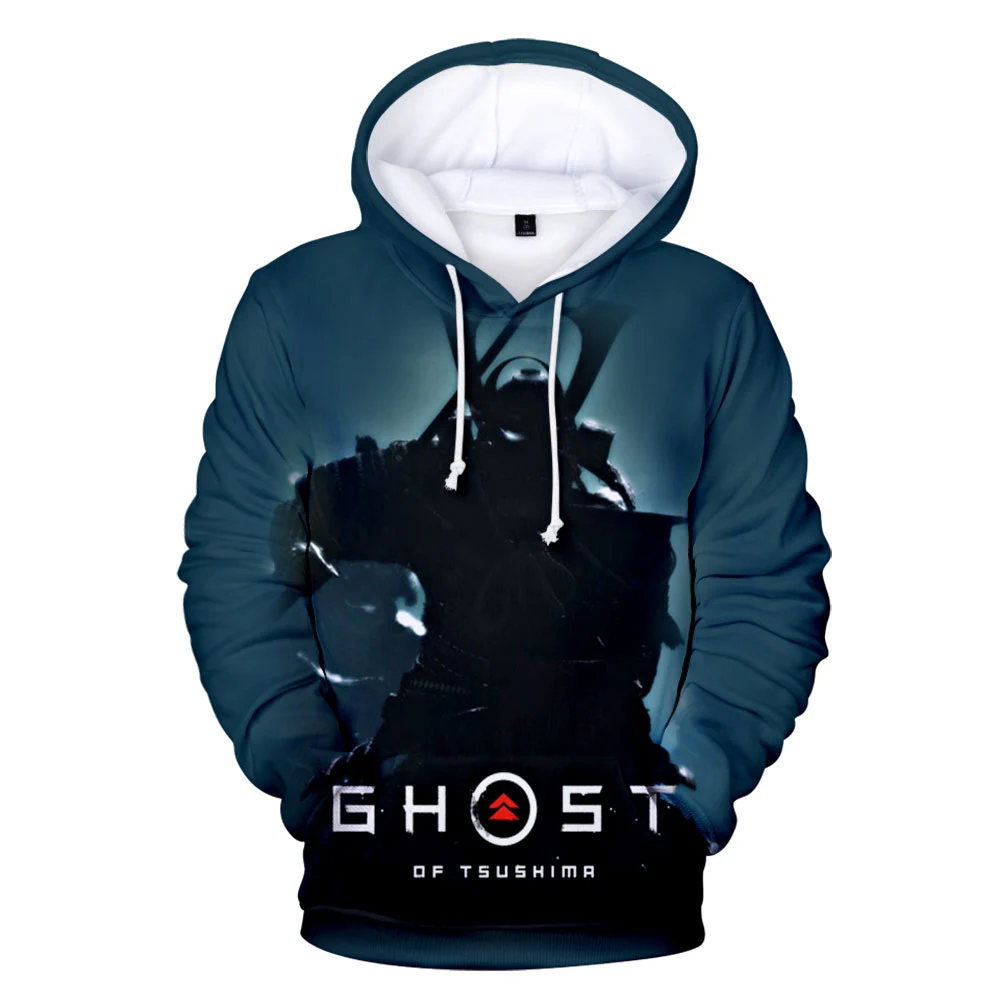 

Ghost of Tsushima Hoodie 3D Print Long Sleeve Sweatshirts Men/Women Hoodies Streetwear Cosplay Game Pullover Coats Handsome