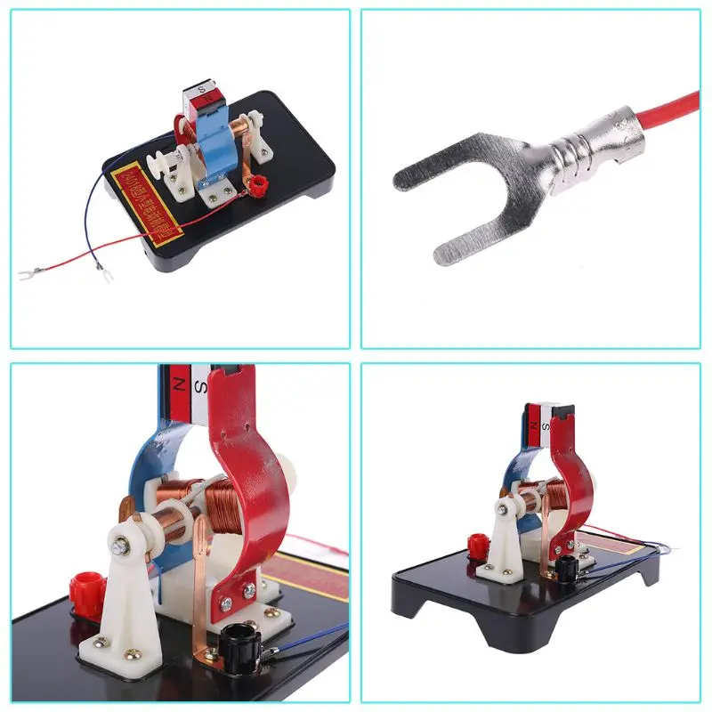 

DIY Simple DC Electric Motor Model Assemble Kit for Kids Physics Science Educational Toys