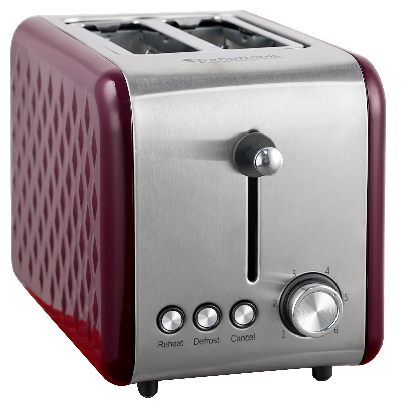 Тостер на 2 ломтика с питанием от батареи/переносной тостер для гамбургеров и