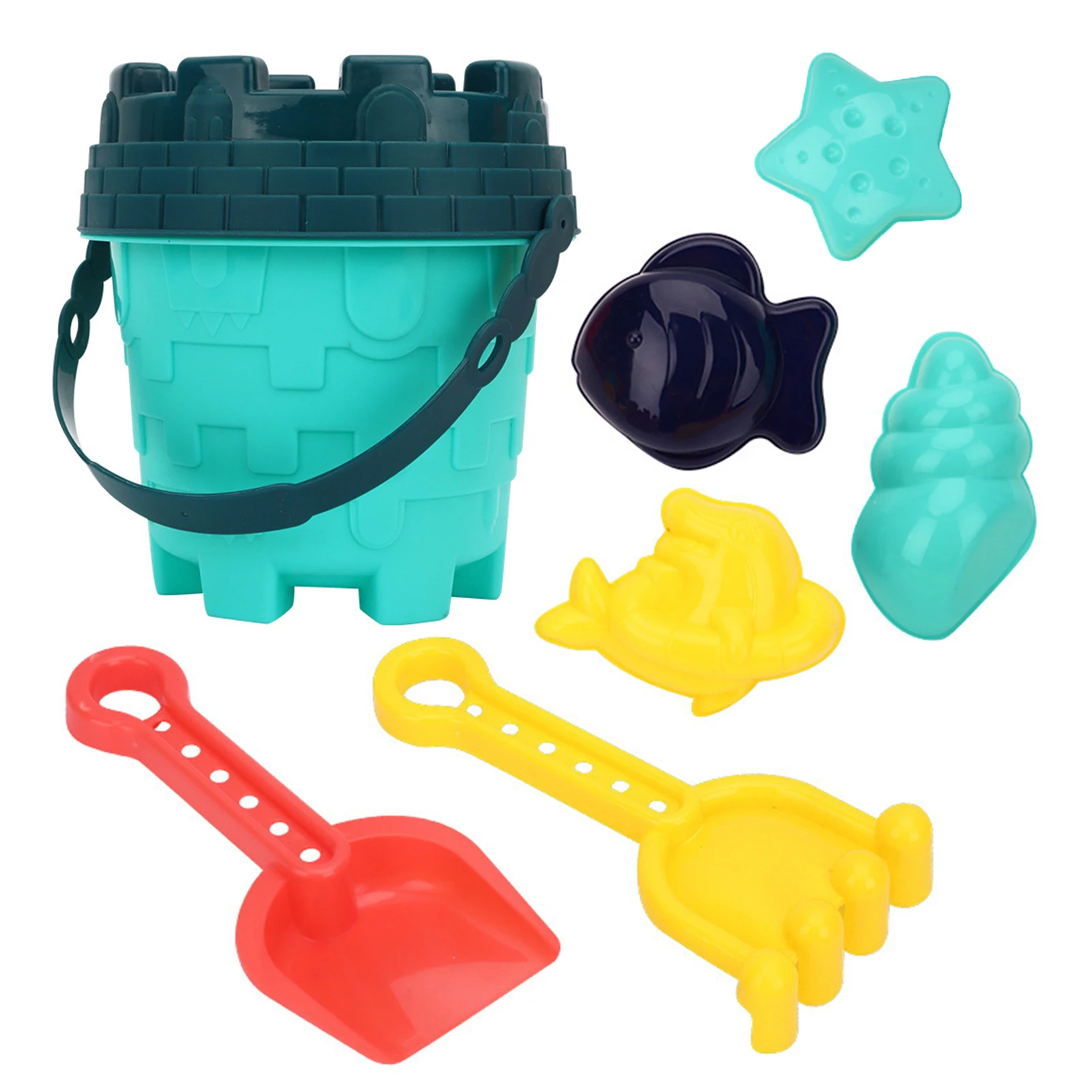 

Beach Children's Toy Castle Bucket Shovel Spade Tool Toy And Sandbeach Kids Beach Toys Kids Children Beach Sand Dune Toys ideal