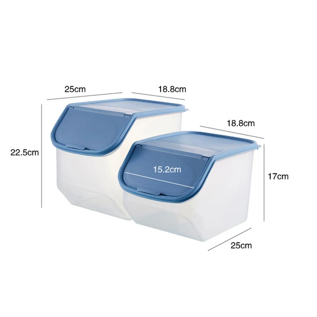 

Kitchen Food Grain Rice Container Box Kitchen Rice Fruit Storage Box Barrel Grain Large Capacity Dry Grain Portable Container