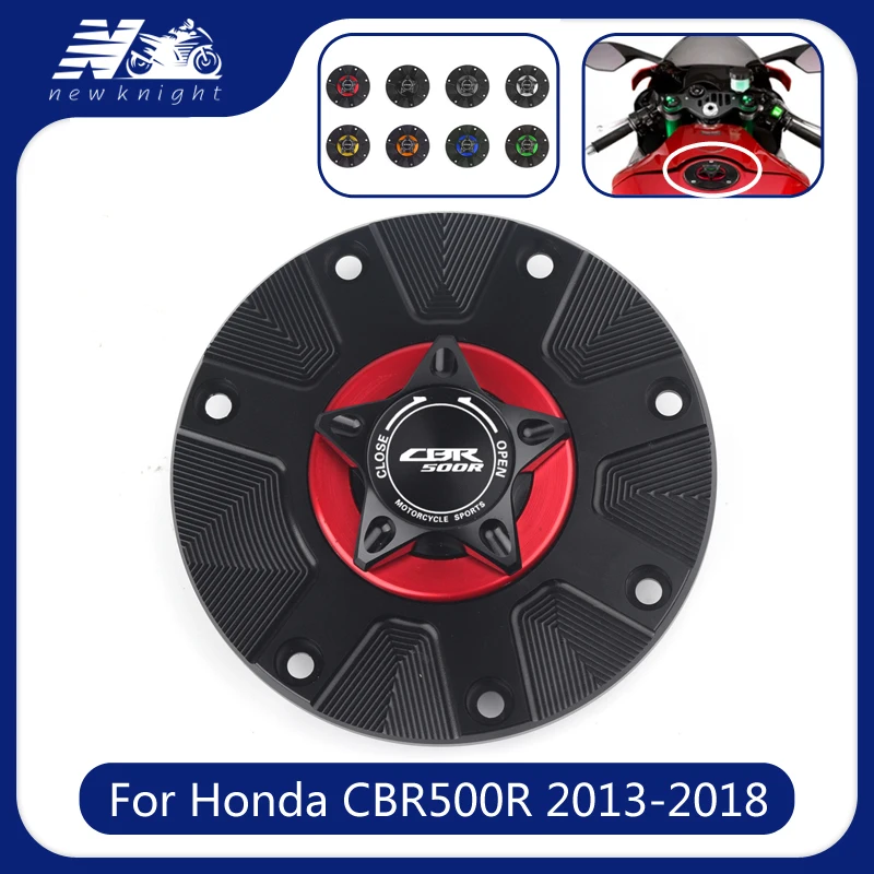 

Новинка аксессуары для мотоциклов HONDA CBR500R CBR 500R 2013-2018 CNC алюминиевая крышка для топливного бака быстросъемная крышка без ключа
