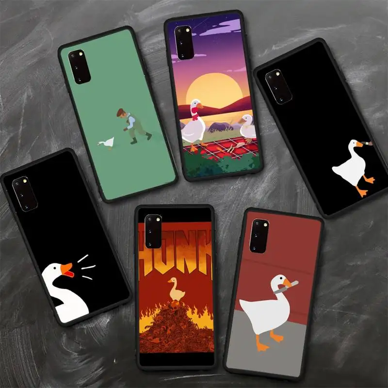 

Capa Goose To Honk or Not To Honk Phone Case For Samsung S8 S9 S10 E S20 S21 S30 5G Edge plus lite Cover Fundas Coque