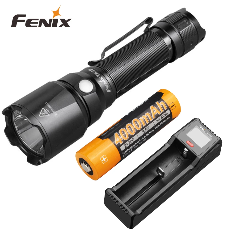 Новый светодиодный фонарик Fenix TK22 V2.0 21700 люмен фонарь зарядное устройство fenix D1 +