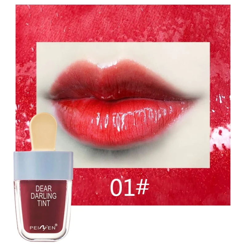 5 шт. губная помада для мороженого долговечная Водонепроницаемая антипригарная