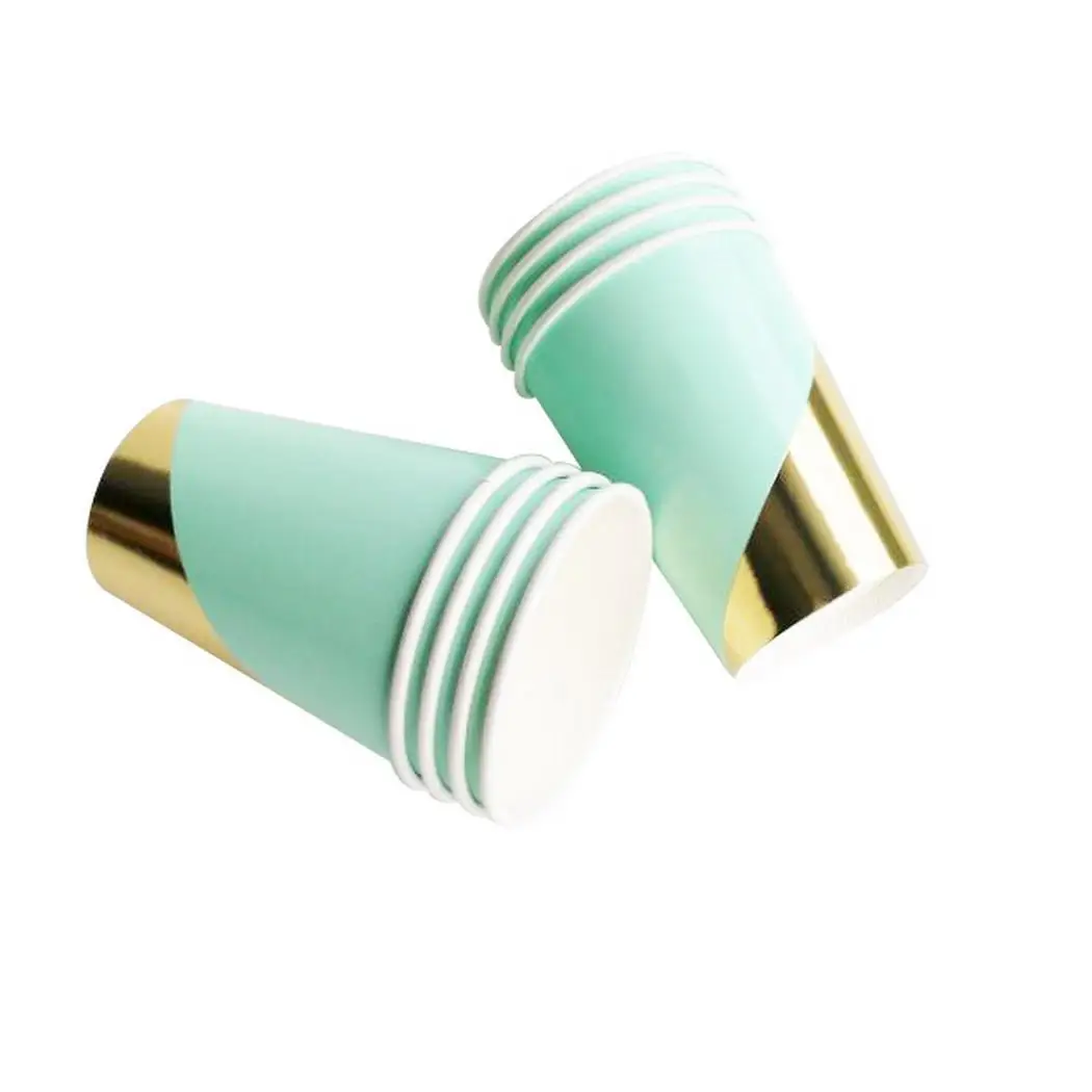 Одноразовая десертница посуда бумажные тарелки чашки 8 x лоток салфетки день