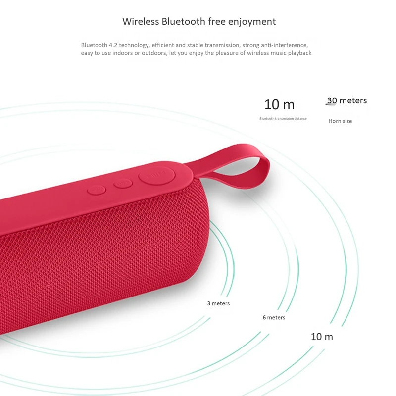 Q106 мини динамик Bluetooth 3D стерео музыка сабвуфер компьютер Открытый Портативный
