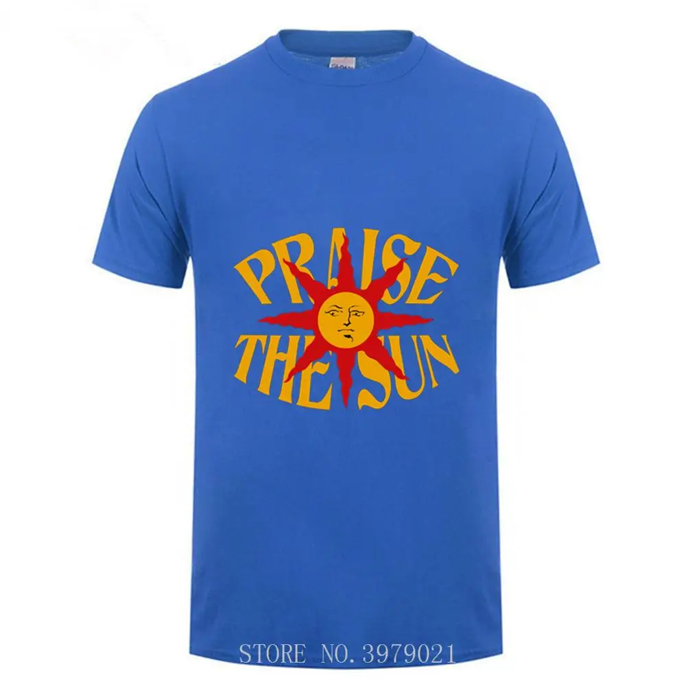2020 летние модные мужские футболки Dark Souls артерий Praise The Sun Футболка с принтом