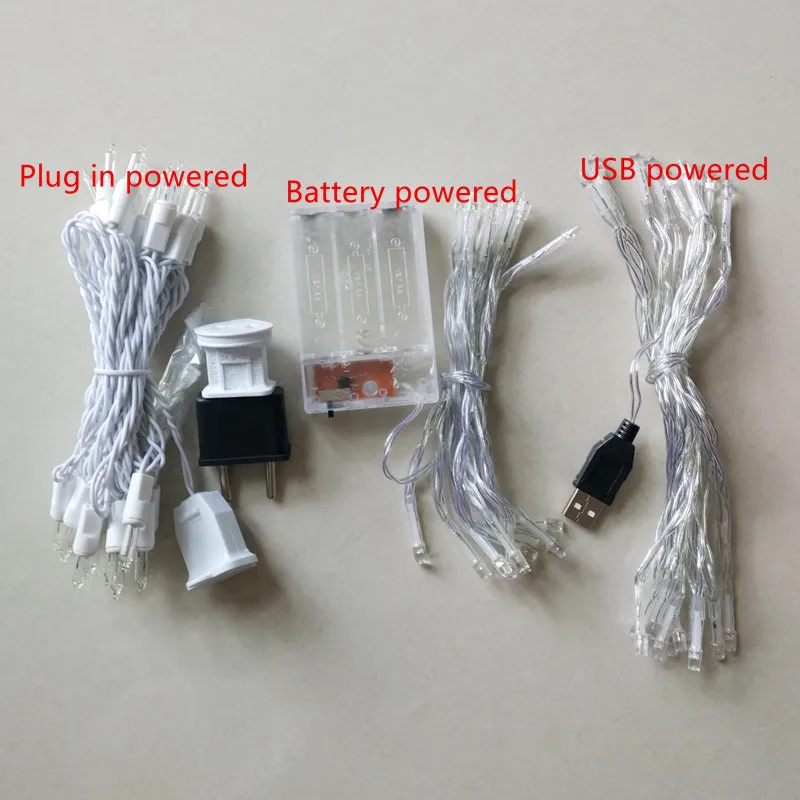 Милая Пастельная хлопковая гирлянда с подключением USB переменного тока и