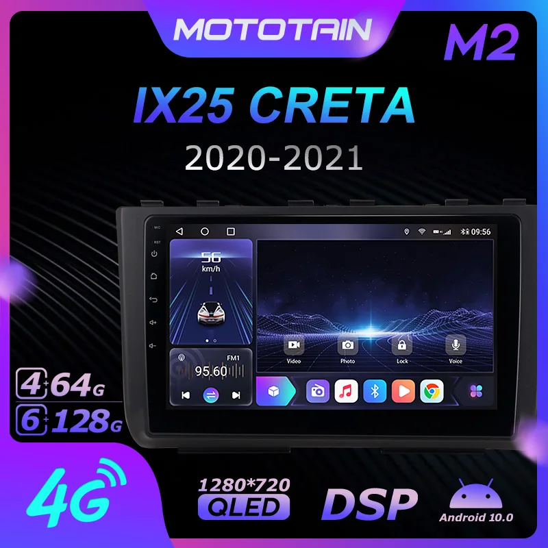 

Автомагнитола Ownice, 6G + 128G, Android 10,0, для Hyundai Creta IX25, 2020, 2021, мультимедийный проигрыватель, видео, аудио, 4G, LTE, GPS-навигатор