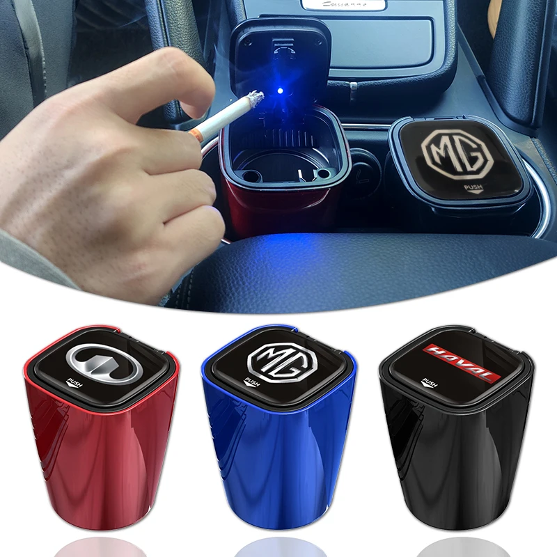

Car Ashtray LED Light Storage Cup Cigar Container for Chevrolet Cruze Lacetti Cobalt Aveo Niva Captiva Lanos Car Accessories