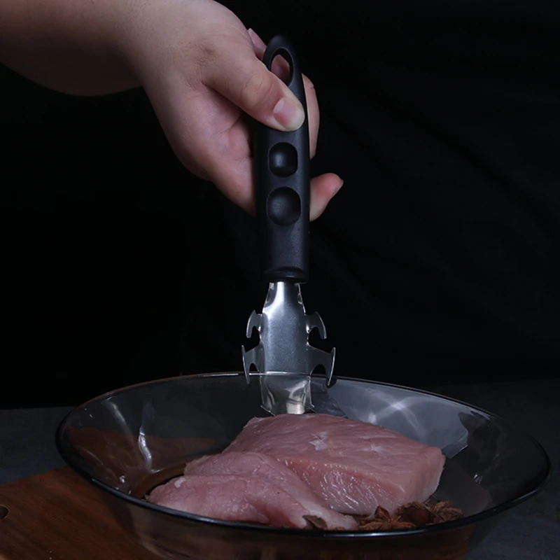 

5 pcs Kitchen Knife Knives Set Black Utility Stainless Steel with Black Non-stick coating and Hollow Handle