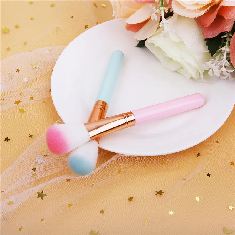 Прочная Кисть для макияжа пудра хайлайтер Профессиональная мягкая кисть