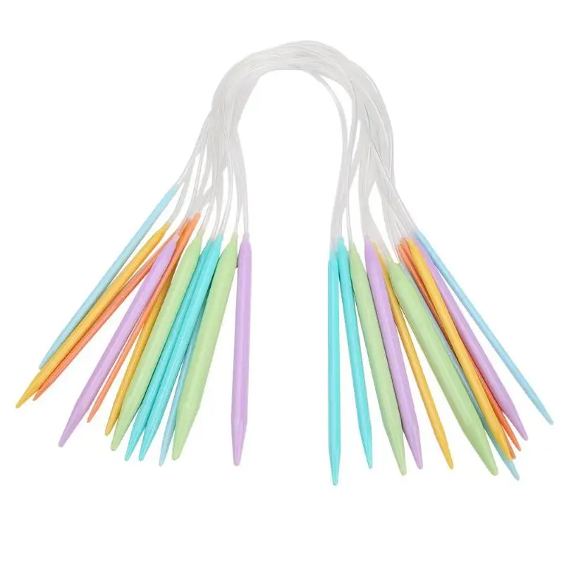 12 пар алюминиевых сменных головок круговой спицы Набор колец Инструмент для