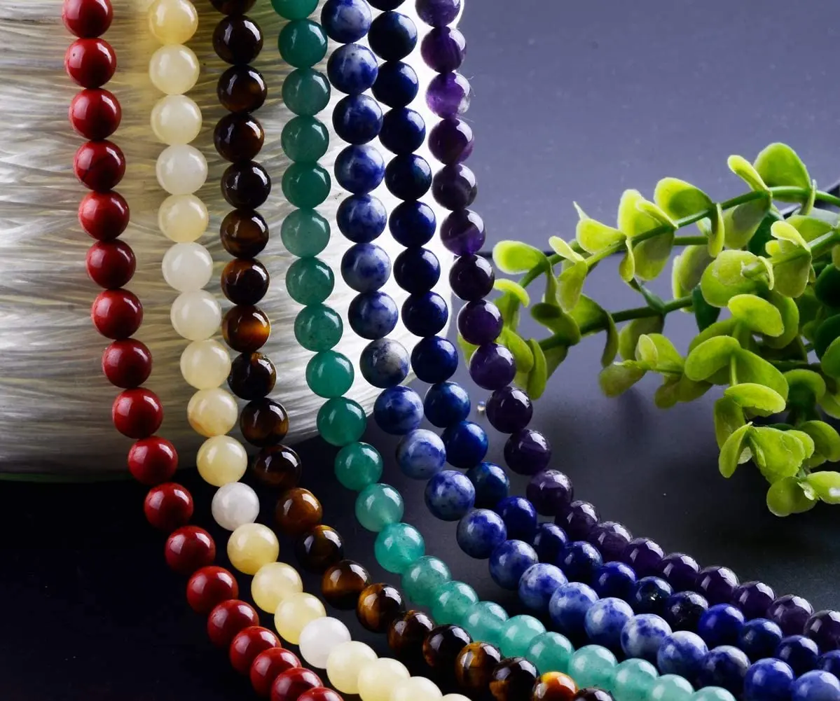 

4-12mm Natural Cat Eye Stone Beads Round Loose Spacer Beads For Jewelry Making DIY Bracelet Necklace Accessories 15" Wholesale