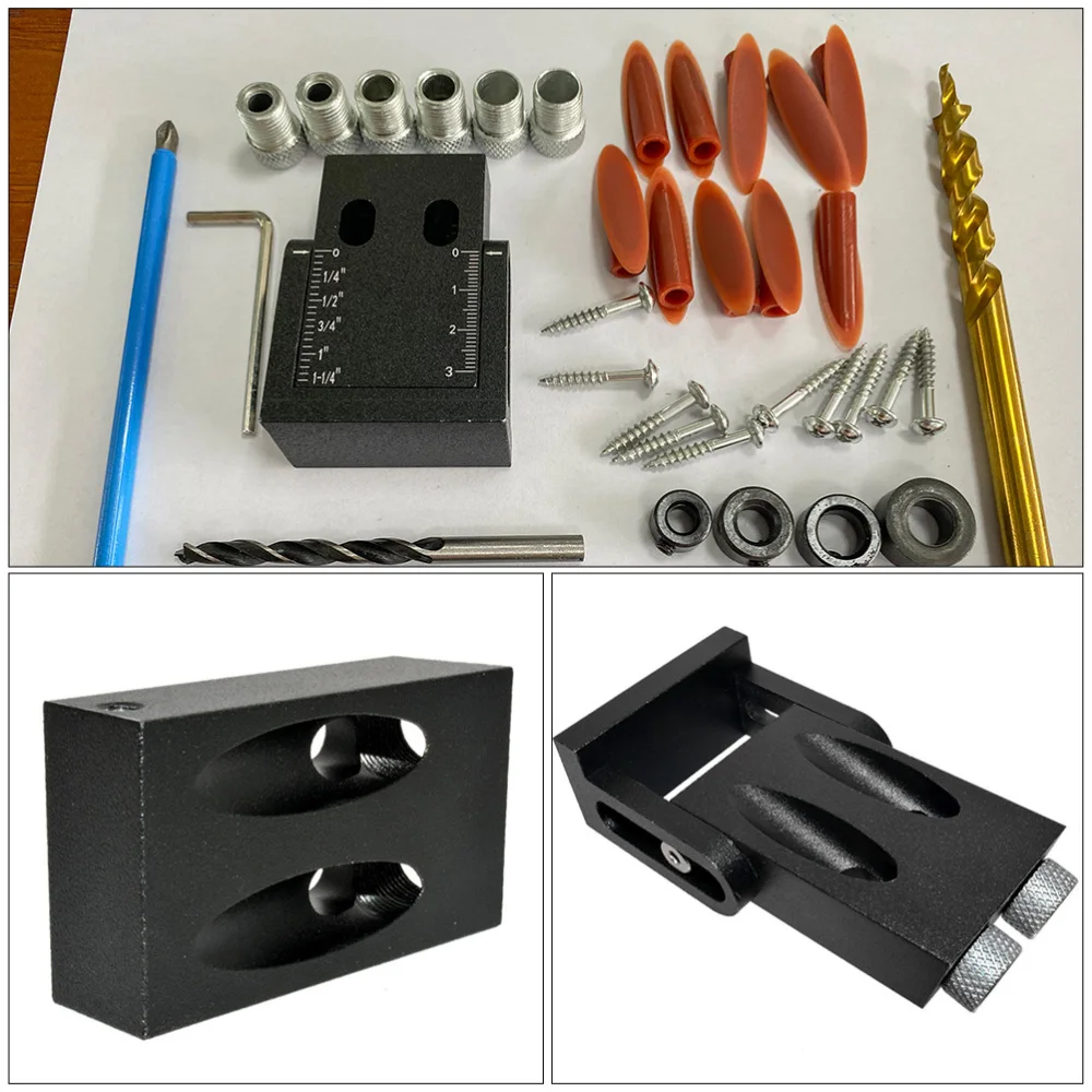 

1 Set Professional Oblique Hole Drilling Guide Puncher Drill Bit Positioner