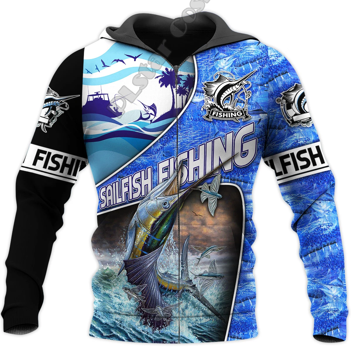 

PLstar Cosmos Tuna MaHi Marlin NewFashion Fishing Fisher Animal Funny Tracksuit Pullover Harajuku 3DPrint Men/Women Hoodies T-9