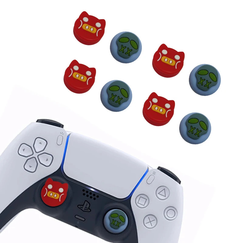 TOYILUYA 50Pcs Thumb Grip Cap For Playstation 5 PS5 PS4 PS3 Xbox One 360 Controller Joystick Cover Case stick Caps | Электроника