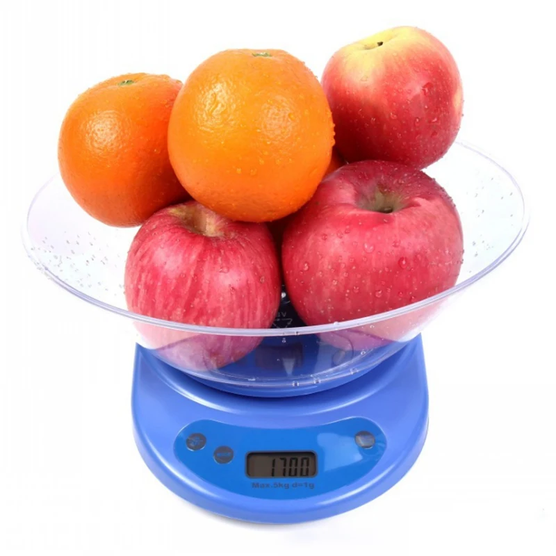 

5kg-1g LCD Electronic Scales Precision Digital Scale Portable Kitchen Scales Food Balance Weight Precision For Kitchen Cooking