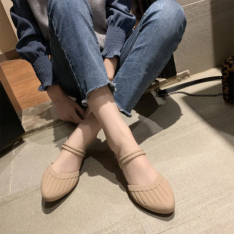 Women Shoes Pointed Toe Woman Casual Sandals New Summer Comfort Ladies Wedge Jelly Fashion Female Two Wear Slippers | Обувь