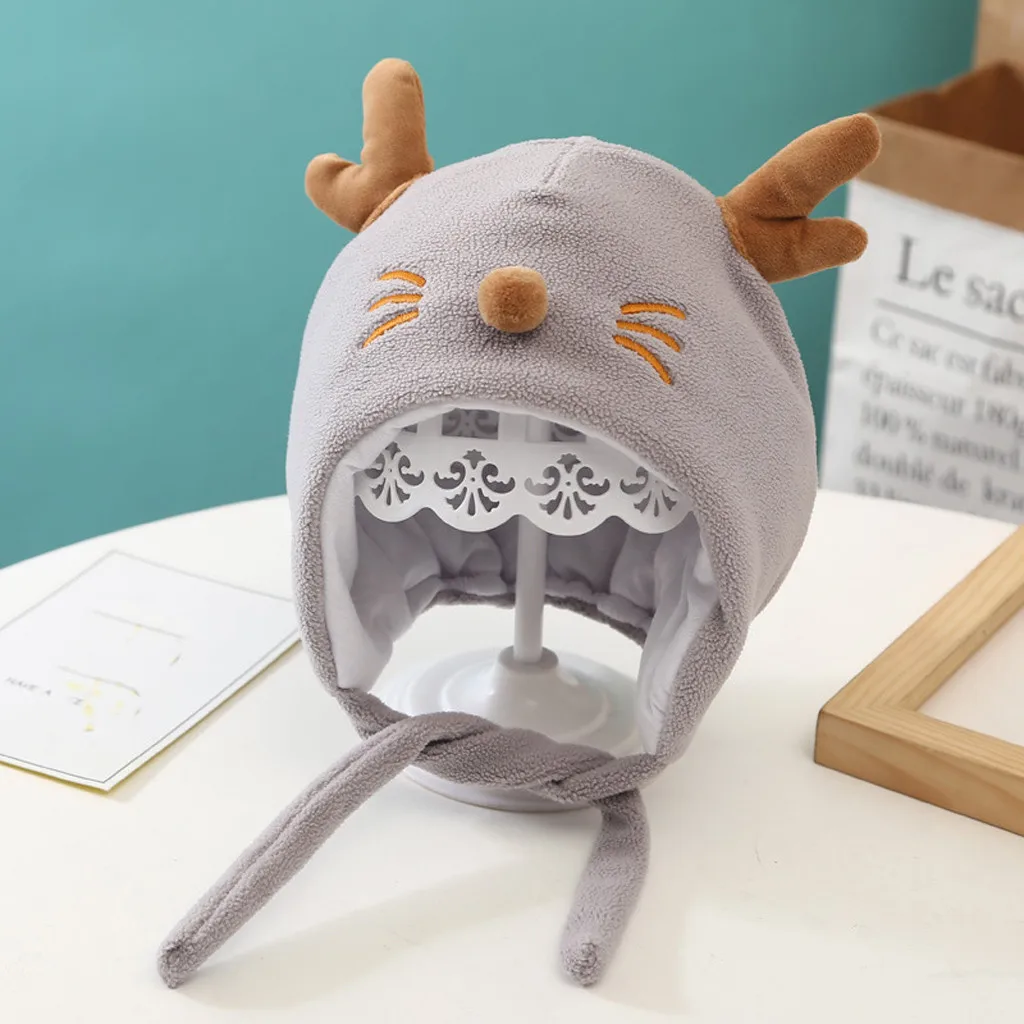 Детские милые шапки для мальчиков и девочек коллекция 2019 года зимняя теплая